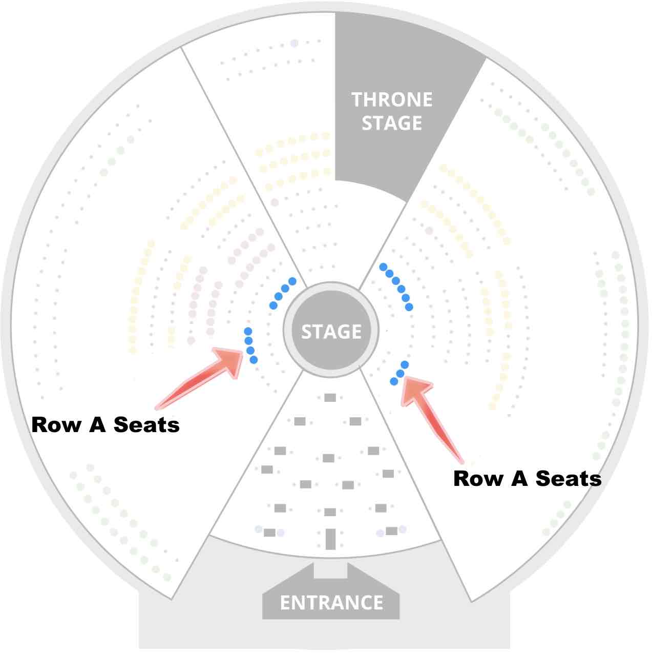 Absinthe Row A Seating Chart