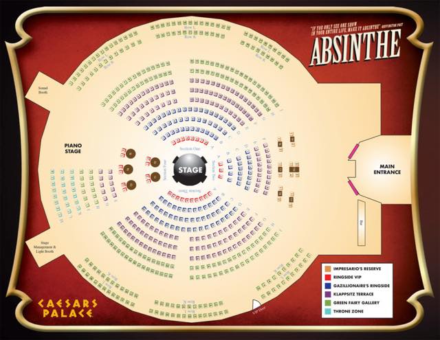 Absinthe Seating Chart