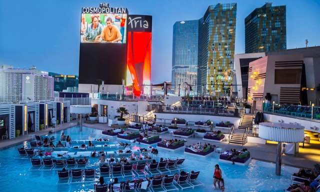 Dive in Movies at Cosmopolitan Pool