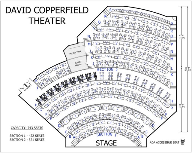 David Copperfield Seating Chart