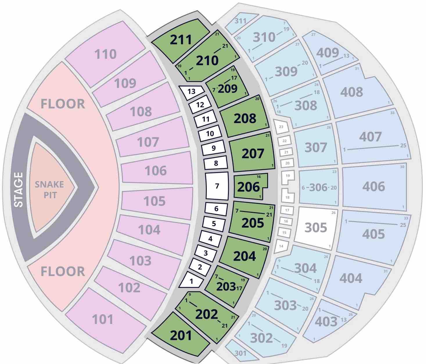 Metallica Sphere Las Vegas 200 Level Seats