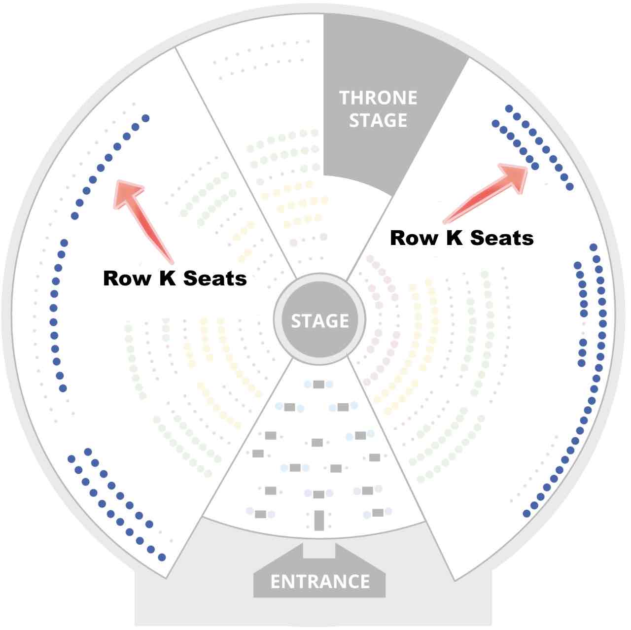Abinsthe Row K Seating Chart