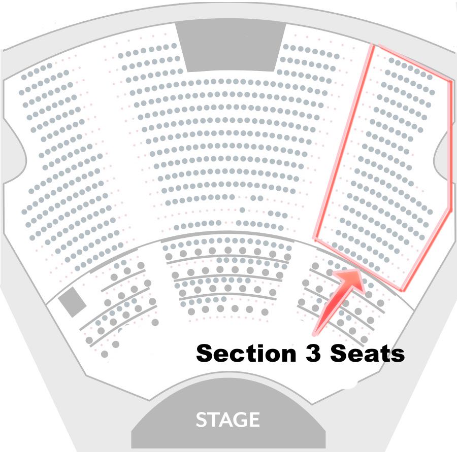 Shin Lim Section 3 Seating Chart