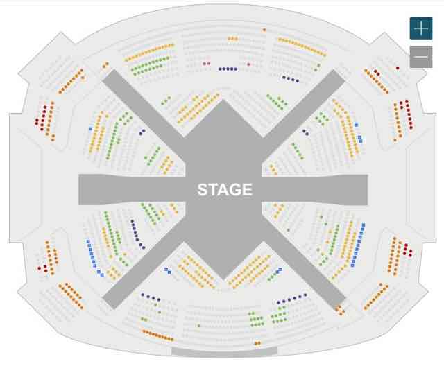 Beatles Love Cirque Seating Chart